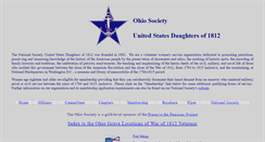Desktop Screenshot of ohiodaughters1812.org